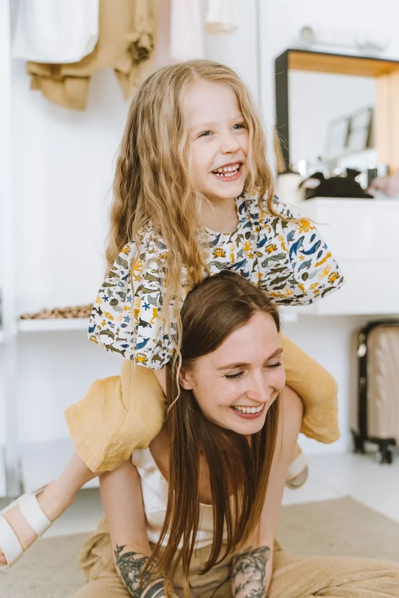 Parent and child together